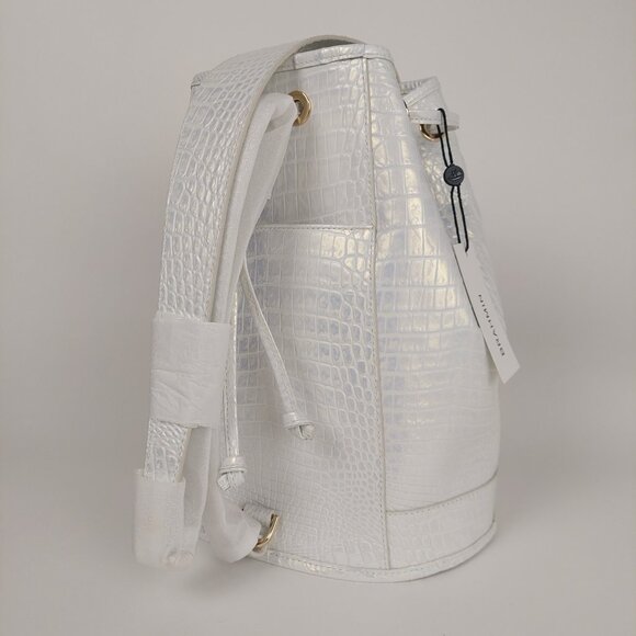 SOLD BRAHMIN Allie Shell White Melbourne Slingback Bag & Cheryl Cardholder SET - Picture 13 of 16